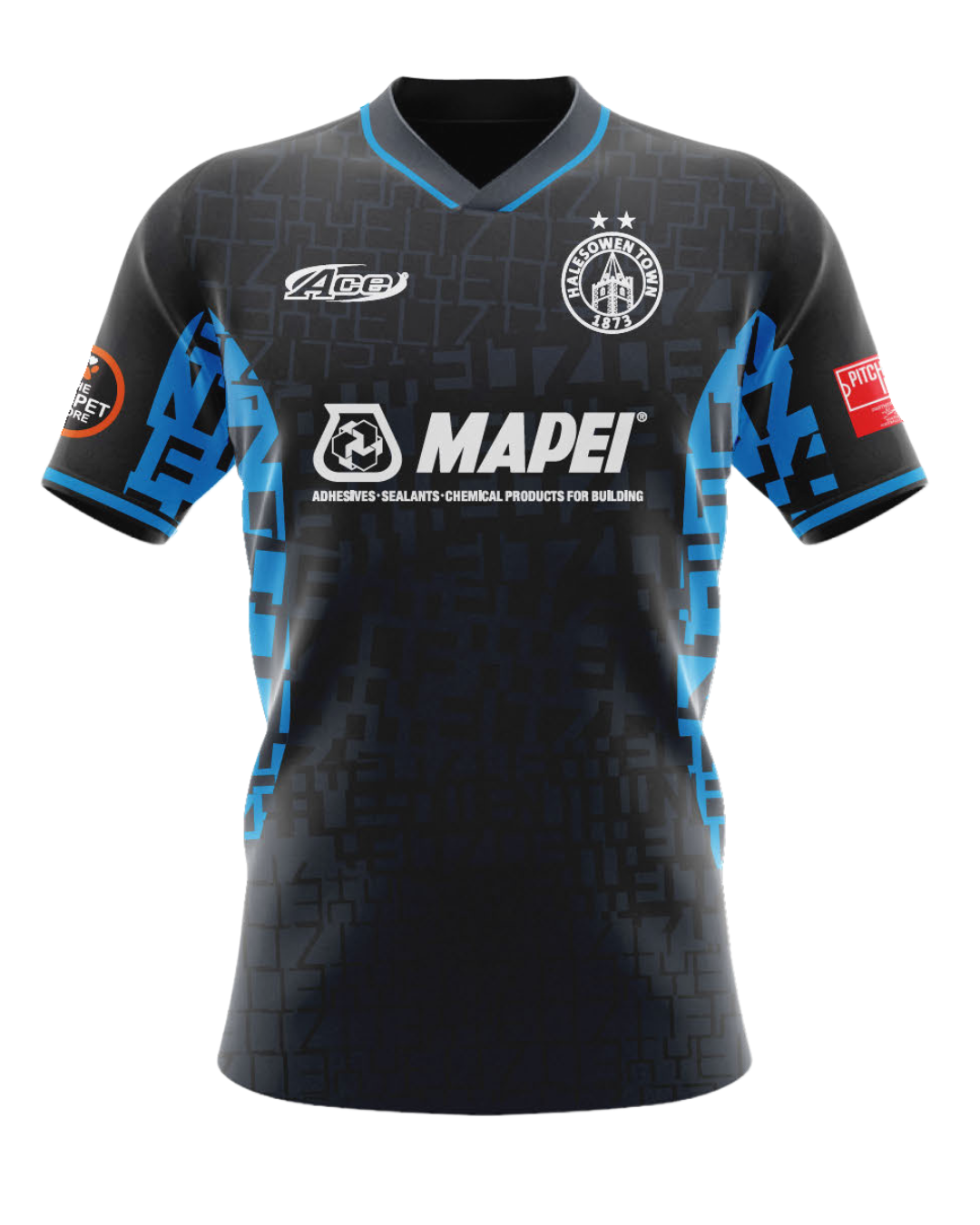 Yeltz Away Shirt for the 25/26 Season featuring striking fabric design, commemorative logo to chest. Sizes XSY to 6XL. Pre-Order online, stock available from Club Shop from 19th July 2025.