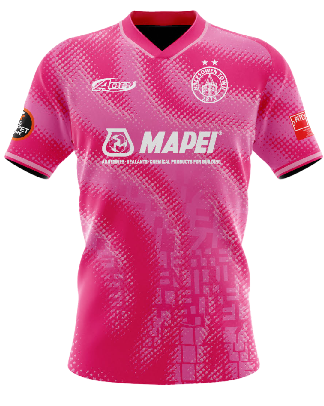 Yeltz Away Shirt for the 25/26 Season featuring striking fabric design, commemorative logo to chest. Sizes XSY to 6XL. Pre-Order online, stock available from Club Shop from 19th July 2025.