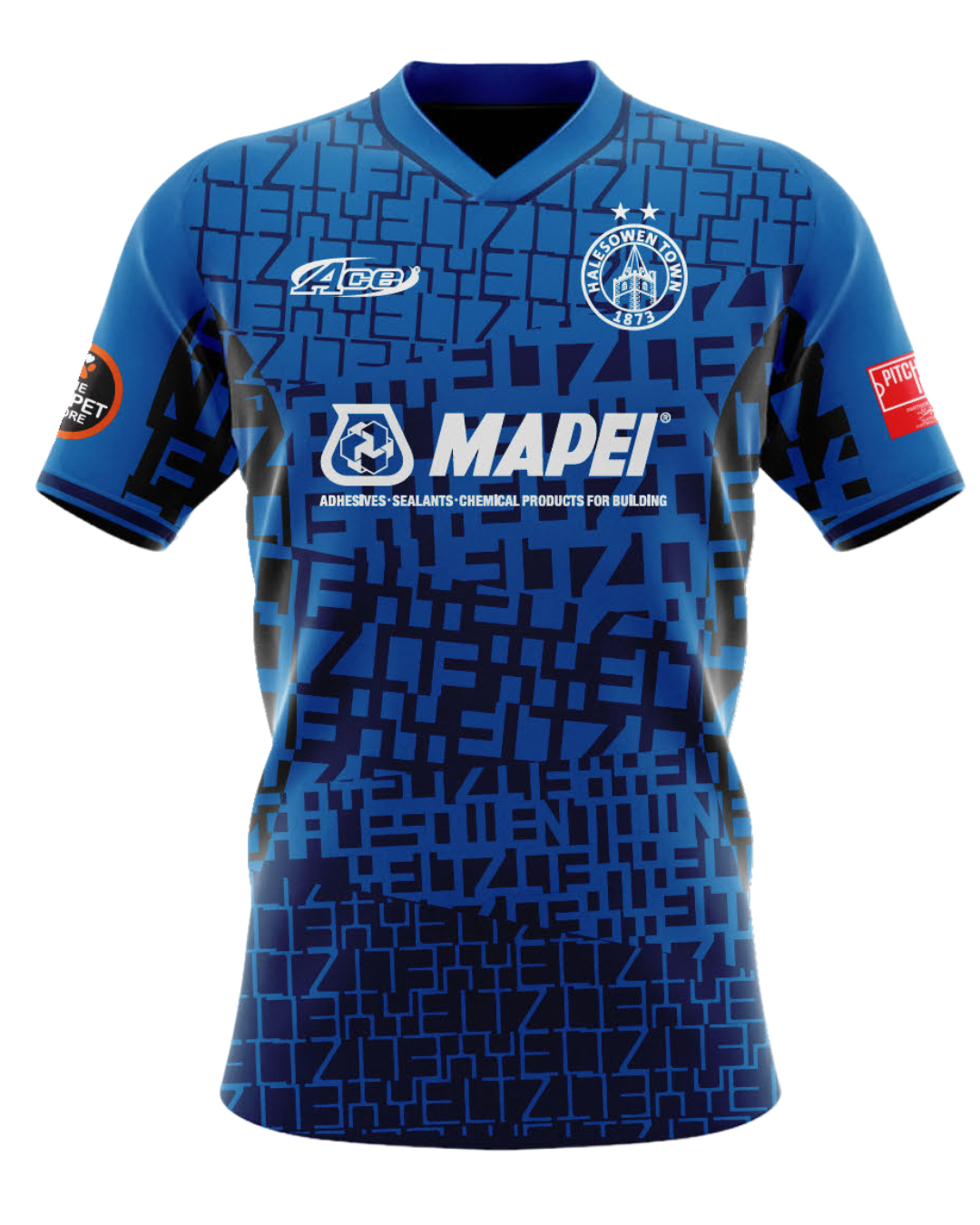 Yeltz Home Shirt for the 25/26 Season featuring striking fabric design, commemorative logo to chest. Sizes XSY to 6XL. Pre-Order online, stock available from Club Shop from 19th July 2025.