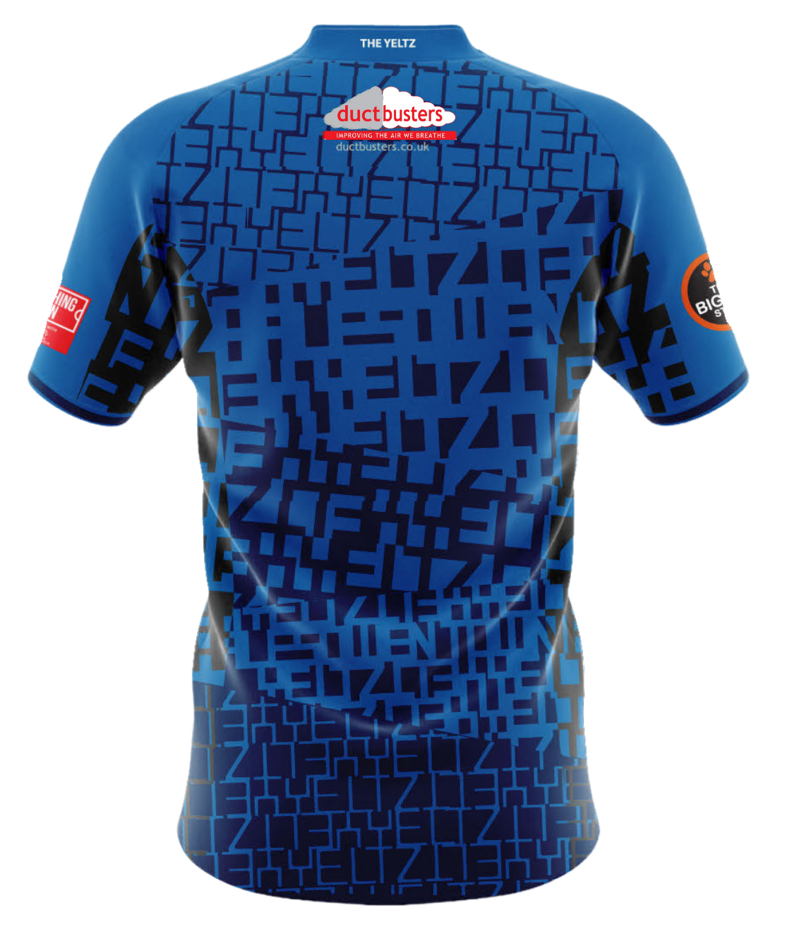 Yeltz Home Shirt for the 25/26 Season featuring striking fabric design, commemorative logo to chest. Sizes XSY to 6XL. Pre-Order online, stock available from Club Shop from 19th July 2025.